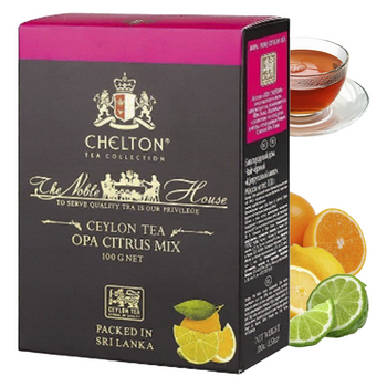 CHELTON herbata czarna liściasta OPA CITRUS MIX cejlońska 100G