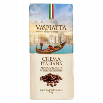 Vaspiatta Crema Italiana Arabica Robusta kawa ziarnista 1kg