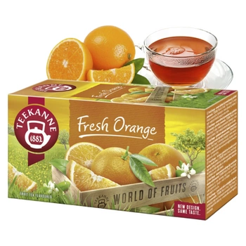 Teekanne herbata owocowa fresh orange pomarańczowa 20 torebek