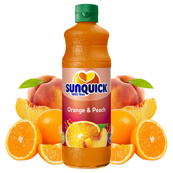 SUNQUICK koncentrat ORANGE&PEACH syrop 700 ML