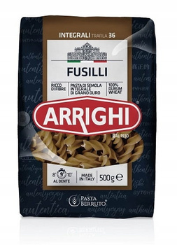 ARRIGHI MAKARON FUSILI PEŁNE ZIARNO NR 36 500G