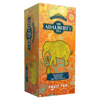 Adalbert's owocowa herbata o smaku Mango i banana herbatka 20 saszetek