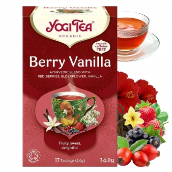 Yogi Tea Berry Vanilla herbata 17 torebek