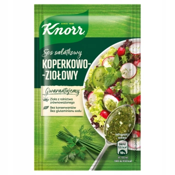 Knorr sos sałatkowy koperkowo-ziołowy 9g