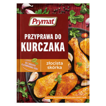 PRYMAT przyprawa DO KURCZAKA i dań z drobiu ZŁOCISTA SKÓRKA mieszanka 30 G