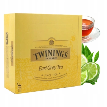Twinings Earl Grey herbata czarna 100 torebek