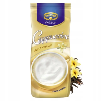 Kruger Cappuccino White Vanille 500g