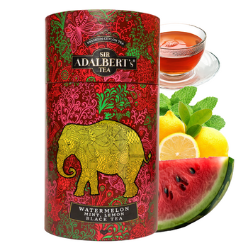 Adalbert's herbata czarna liściasta watermellon&lemon 100g