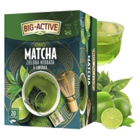 Matcha zielona herbata i limonka Big Active 20 kopert