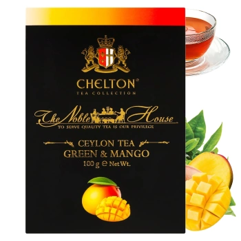 Chelton Ceylon Tea Green Mango zielona herbata liściasta 100 g