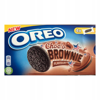 Oreo ciasteczka brownie z kremem kakaowym176g