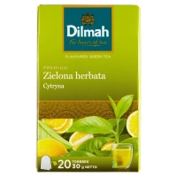 Cytryna zielona herbata Dilmah green tea 20 torebek