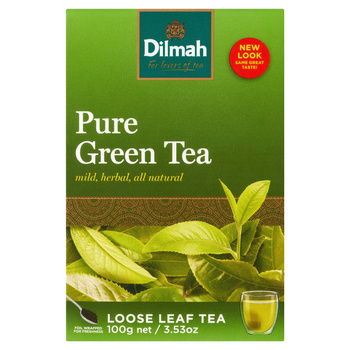 DILMAH herbata zielona PURE GREEN TEA sypana 100g