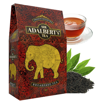 Adalbert's breakfast tea herbata czarna liściasta cejlońska 100g