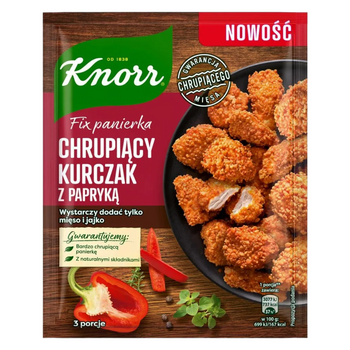 CHRUPIĄCY KURCZAK z papryką KNOOR FIX panierka 70G