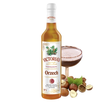 Victoria's syrop barmański Orzech do kawy drinków i deserów 490 ml