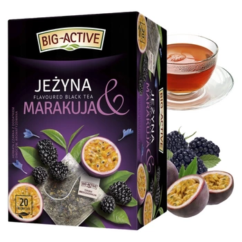 Jeżyna marakuja Big Active herbata czarna 20 kopert