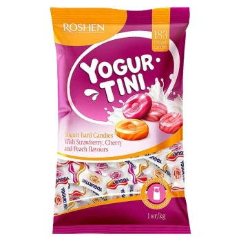Cukierki Roshen yogurtini cukierki owocowe 3 smaki 1kg